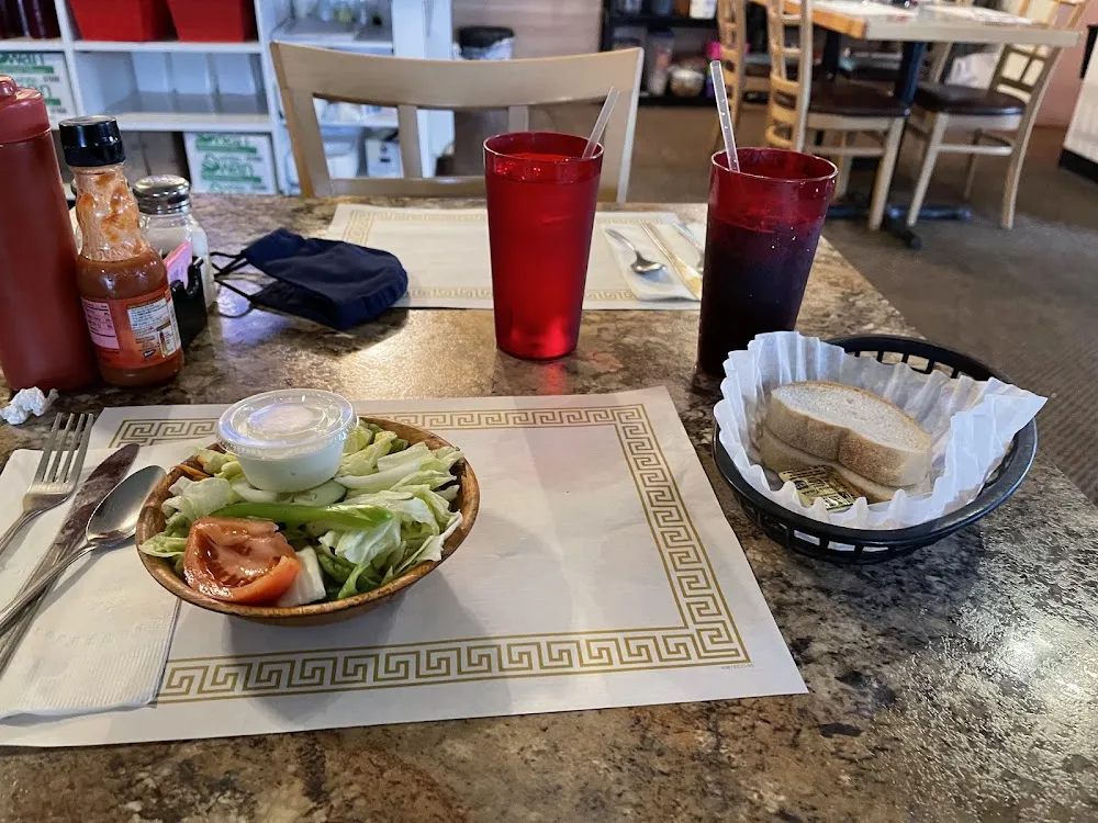 Dinner Salad with Rolls