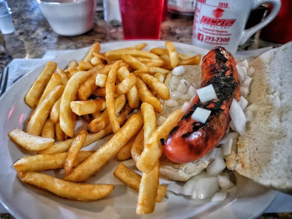 Hot Dog with French Fries